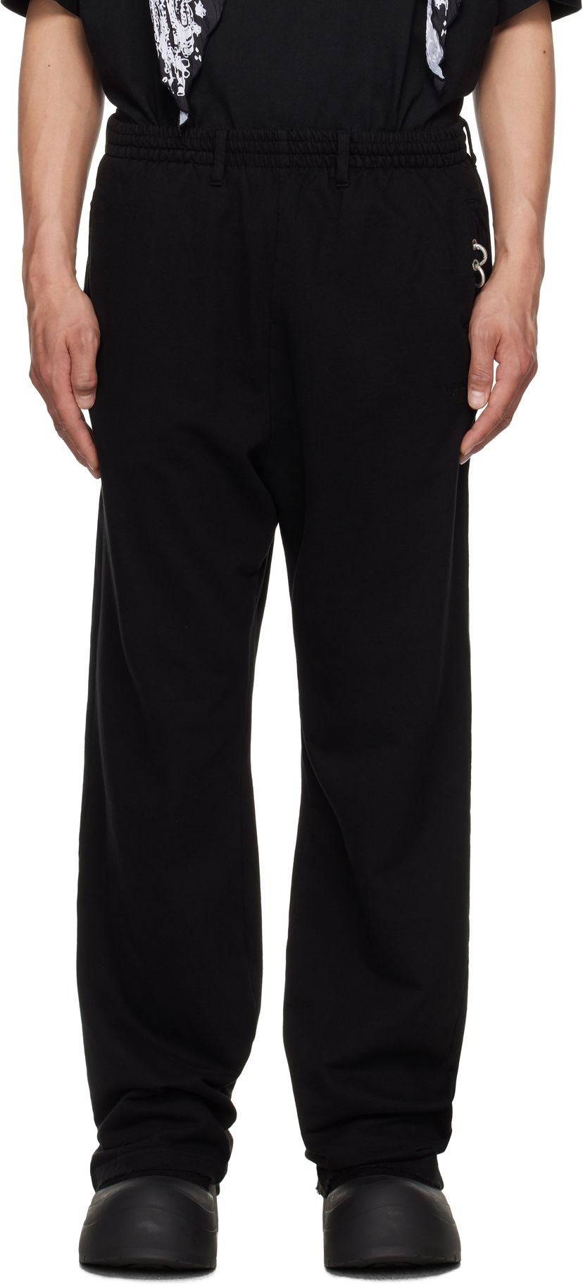 Verryttelyhousut We11done We11done Piercing Sweatpants Musta | WD-TA1-25-712-U-BK