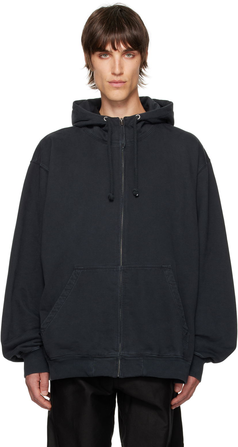 Huppari Maison Margiela Embroidered Logo Hoodie Musta | S50HG0046 S25520