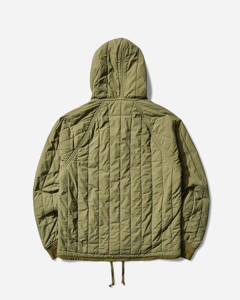 Puffer takki C.P. Company GD Quilted Hooded Liner Goggle Jacket Vihreä | 19CMOW081A-110437G 652