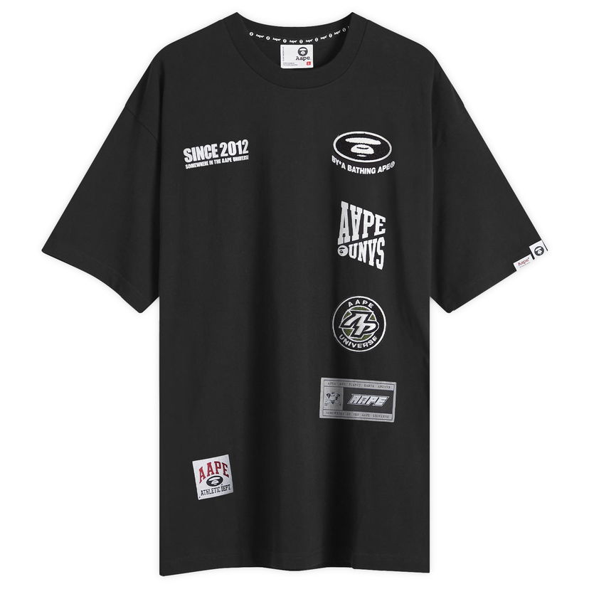 T-paita AAPE by A Bathing Ape AAPE Ice Hockey Graphic T-Shirt, Size Large Musta | AAPTEM1566XXNBKX