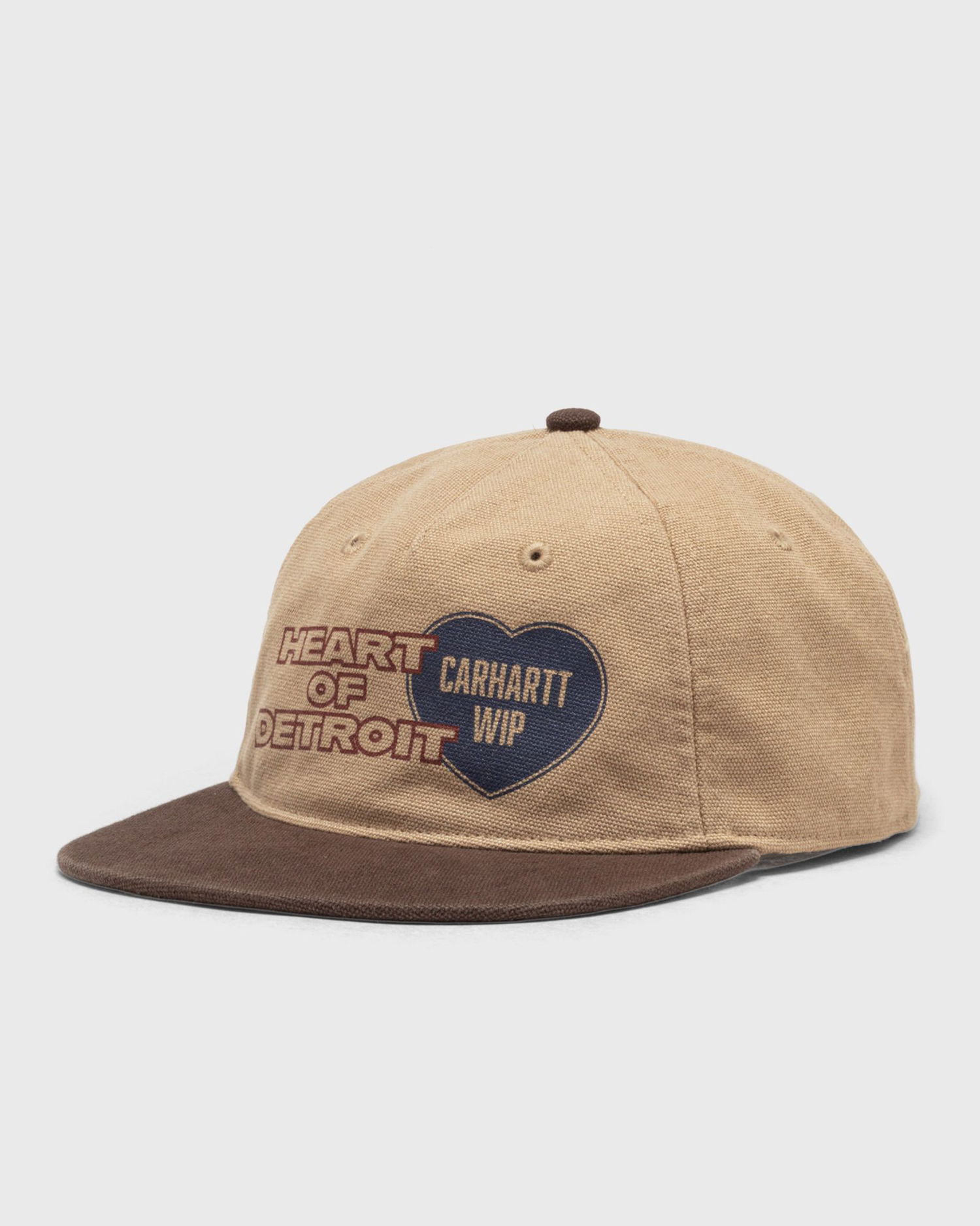 Korkki Carhartt WIP Heart of Detroit Baseball Cap Beige | I035248-07E.XX, 0