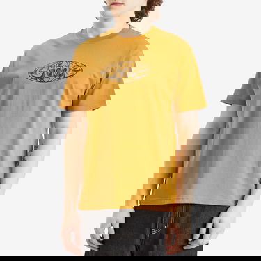 T-paita Dime Dime Globe T-Shirt, Size Large Ruskea | DIMESP2561COF, 2