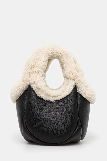 Kangaskassi Coperni Mini Shearling Bucket Bag Musta | COPBA69840S, 0