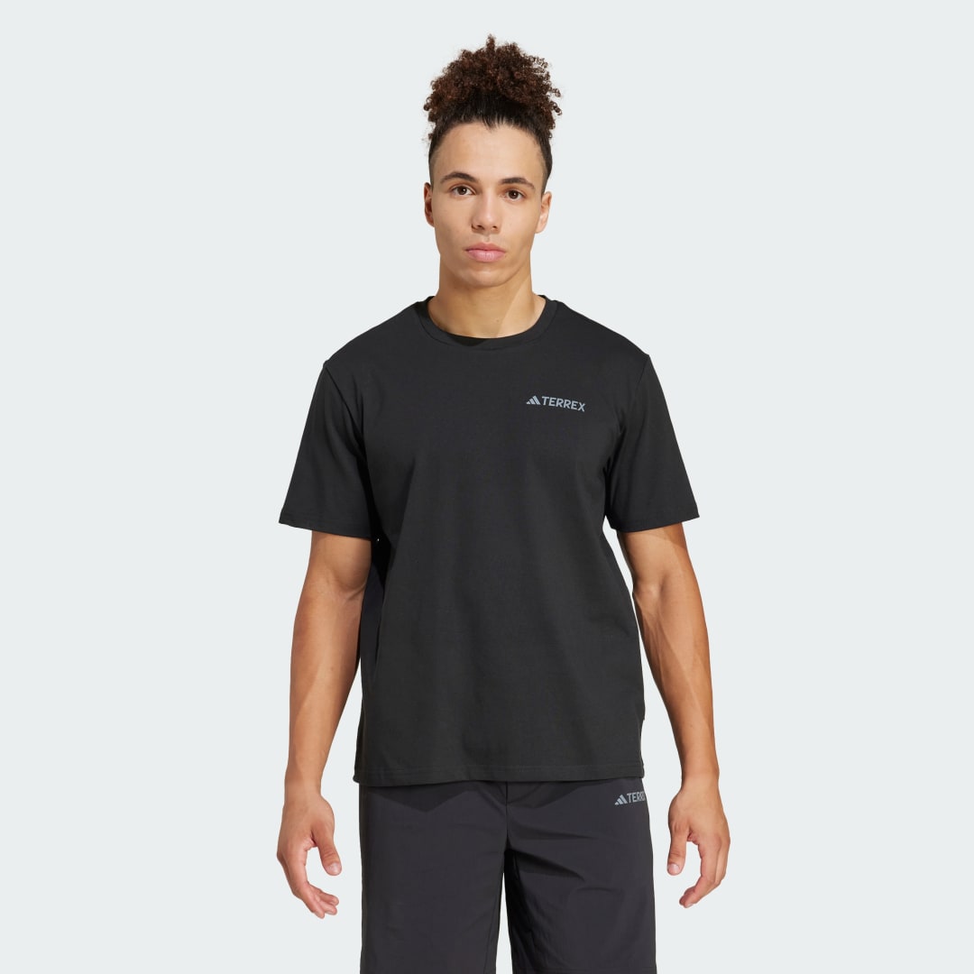 T-paita adidas Performance Polygiene Graphic Tee Musta | JI8328, 0