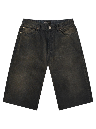 Shortsit Balenciaga Denim Musta | 753212-TOW53-2150