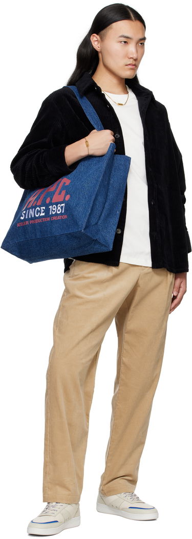 Paita A.P.C. A.P.C. Boris Corduroy Overshirt Musta | COHDW-H02811, 4