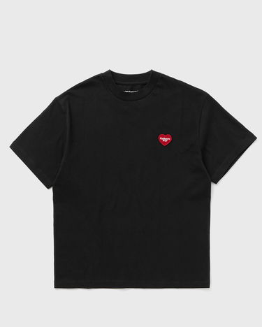 T-paita Carhartt WIP Women's Short Sleeve Heart Patch T-Shirt Musta | I032318-1V2.XX, 0