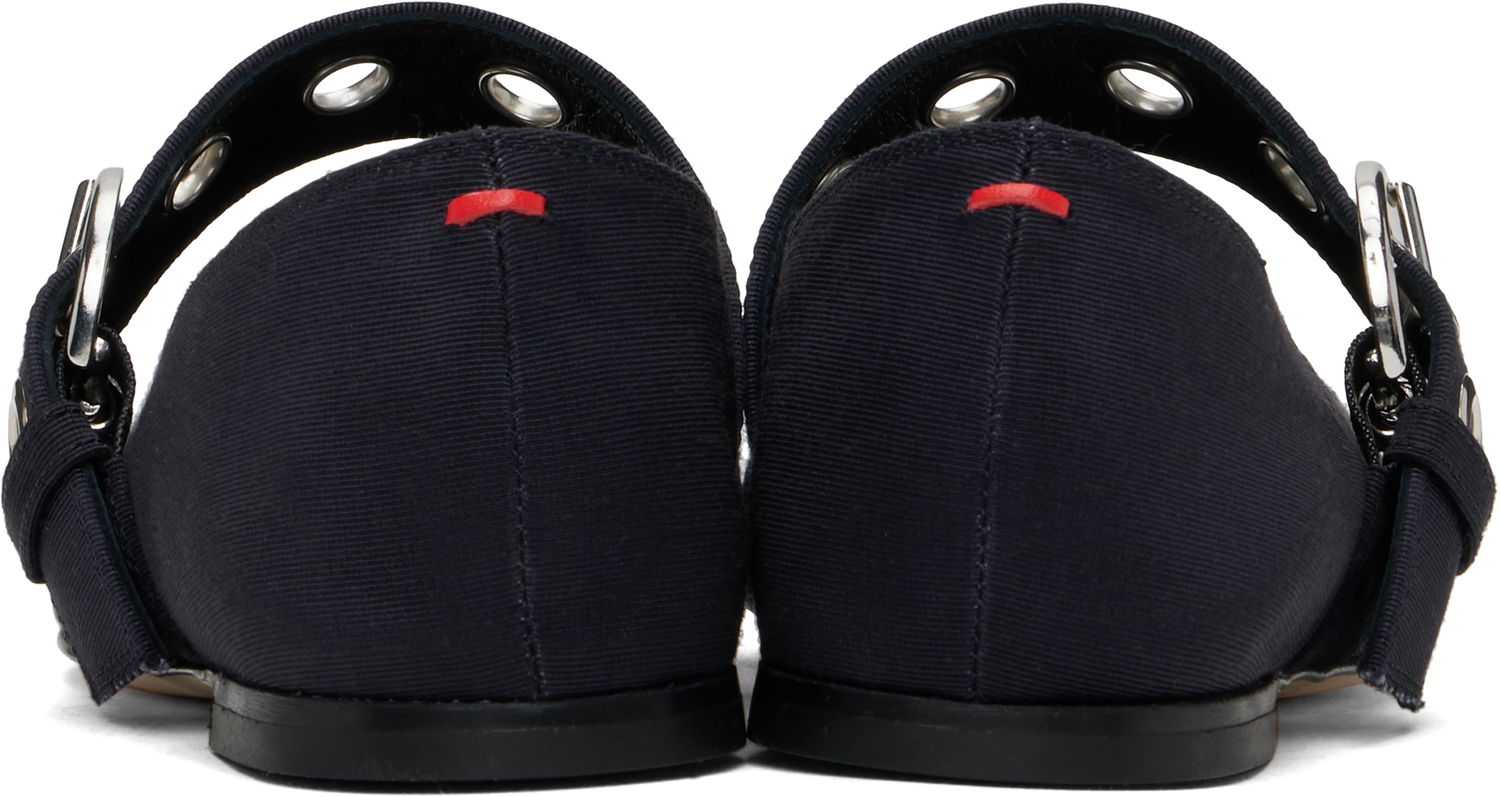 Vyöt Aeyde Aeyde Uma Eyelet Ballerina Flats Tummansininen | A11-FL-RKLS08FL159-SS25-519-069, 1
