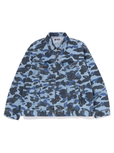 Takki BAPE Color Camo Denim Jacket Tummansininen | 1J30-140-008