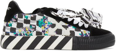 Tennarit ja kengät Off-White Black & White Check Low Vulcanized Sneakers Musta | OWIA178S21FAB0018410, 0