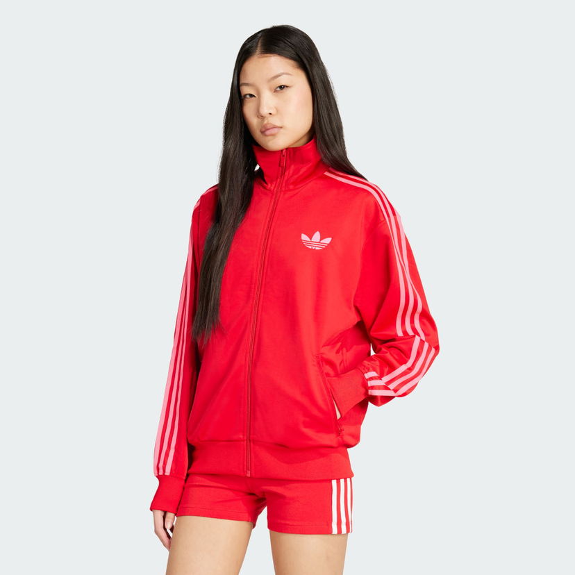 Verryttelypuku adidas Performance Adicolor Classic Firebird Loose Track Jacket Punainen | JW3665