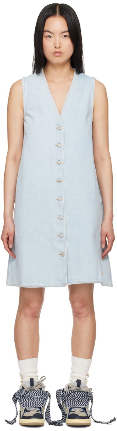 Mekko ERL ERL Levi's Edition Denim Mini Dress Sininen | ERL08O301