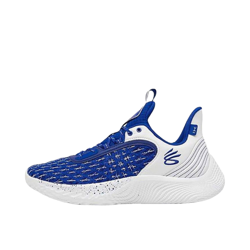 Koripallo Under Armour Curry Flow 9 Team Royal White Tummansininen | 3025631-401