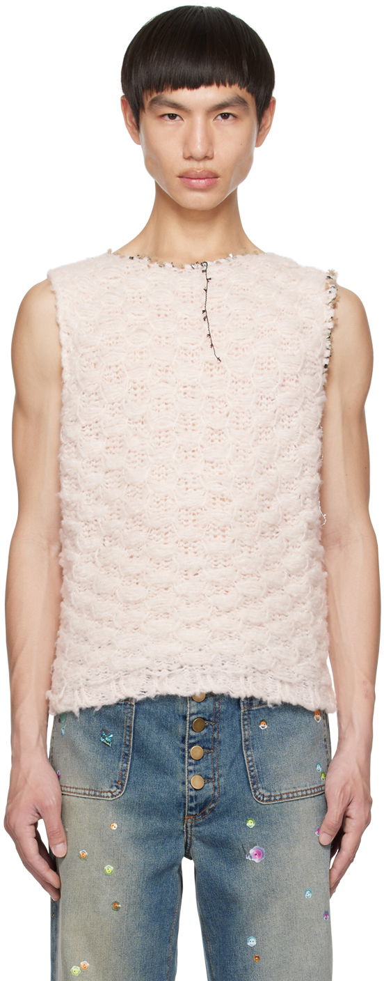 Tankkitoppi Acne Studios Crewneck Tank Top Vaaleanpunainen | B60267-, 0