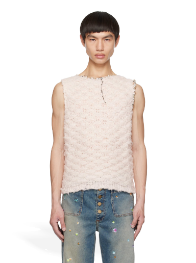 Tankkitoppi Acne Studios Crewneck Tank Top Vaaleanpunainen | B60267-