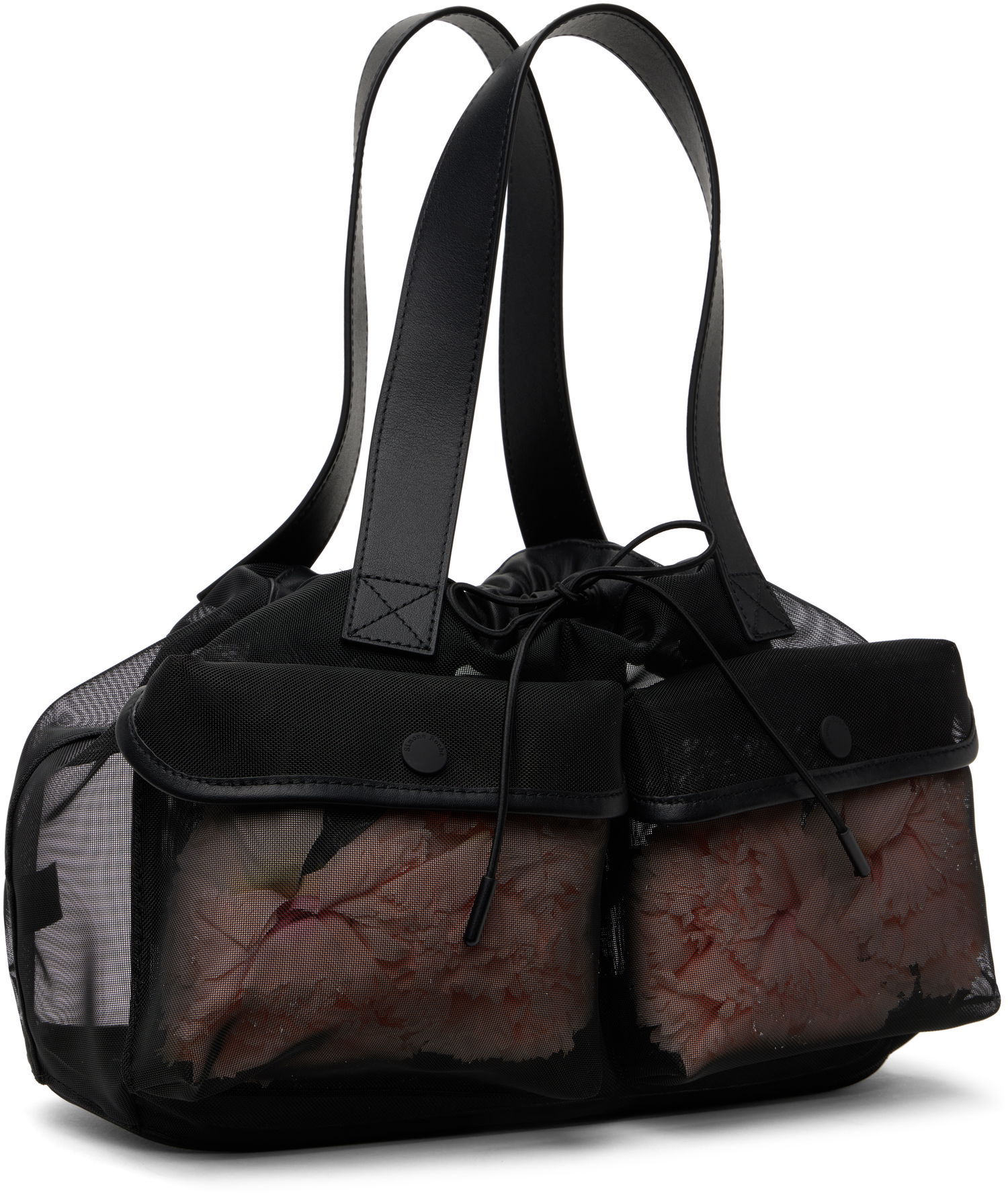 Käsilaukku Simone Rocha Simone Rocha Carnation Pocket Tote Musta | BAG186F 0805, 1