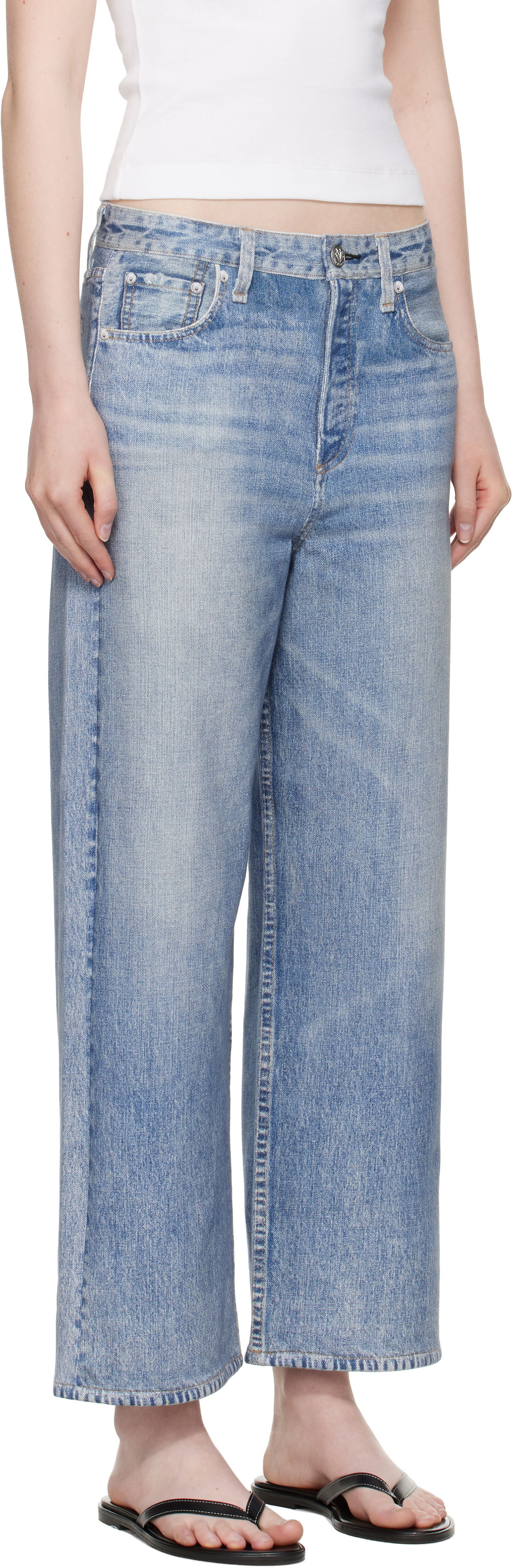 Jeans rag & bone rag & bone Miramar Andi Wide Leg Jeans Sininen | WCW25P70028202, 1