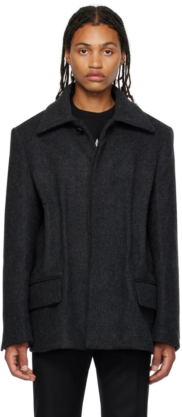 Trenssitakki We11done We11done Tucked Jacket Harmaa | WD-JK3-23-004-M-CH, 0