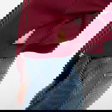 Bomber-takki CALVIN KLEIN Calvin Klein Jeans Oversized Bomber Jacket Burgundia | LV047C524G VLP, 2