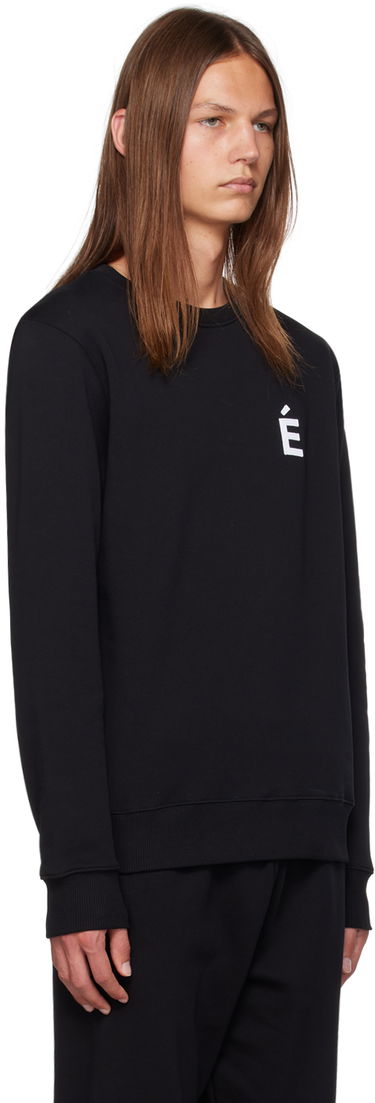 Huppari Études Black Sweatshirt With Logo Musta | C00ME203A01599, 4