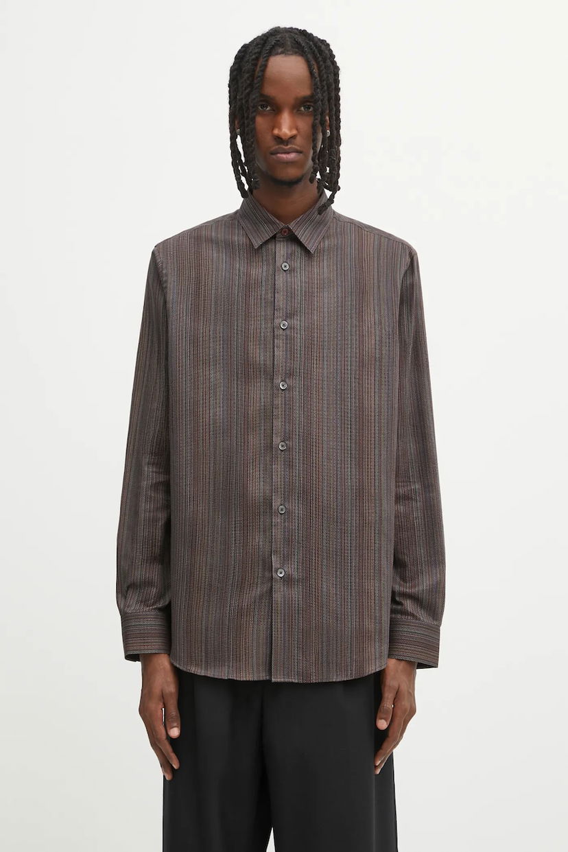 Paita Paul Smith Paul Smith Striped Shirt with Classic Collar, Regular Fit Monivärinen | M1R.901U.T02794