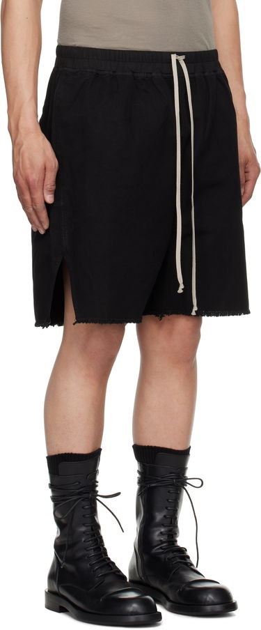 Shortsit Rick Owens DRKSHDW Hollywood Long Boxers Shorts Musta | DU01E3383 CVS, 1
