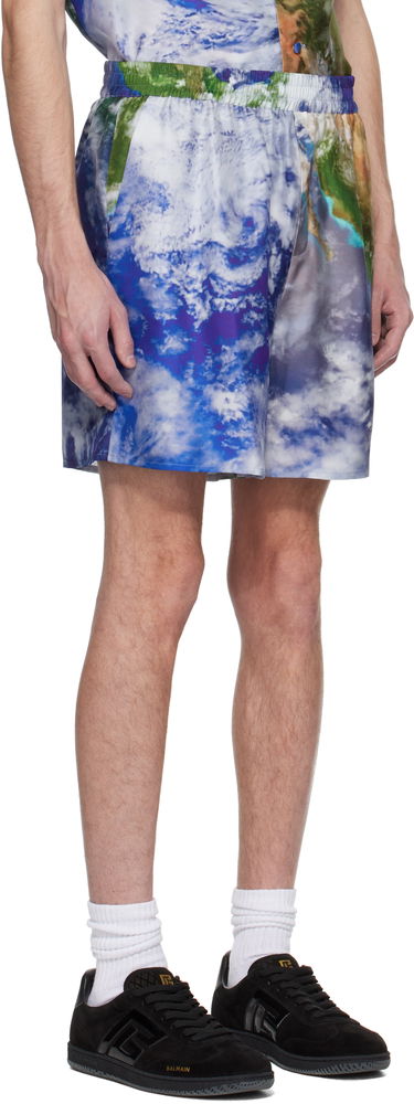 Shortsit Balmain Balmain Earth Print Shorts Monivärinen | EH0PA145SE89, 1