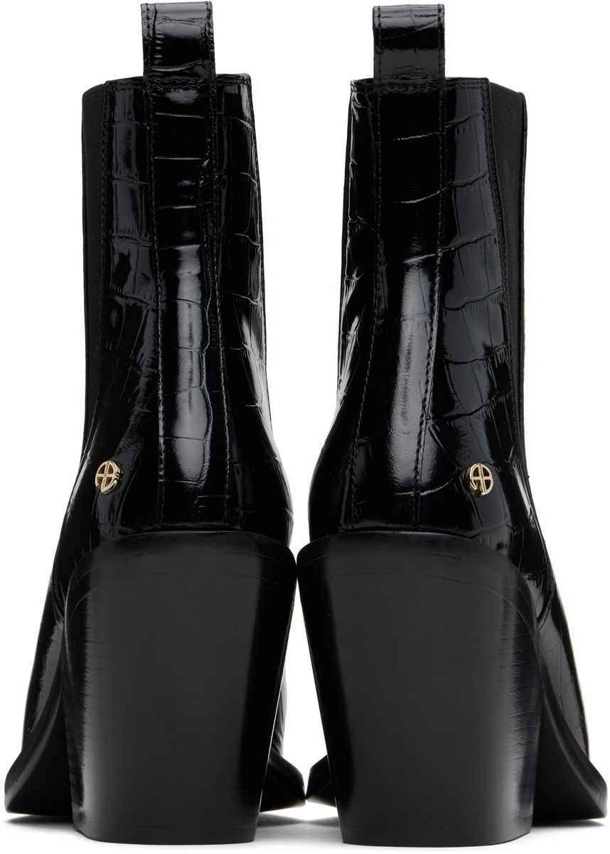Tennarit ja kengät Anine Bing Bekah Black Leather Chelsea Boots Musta | A-14-10194-010, 1