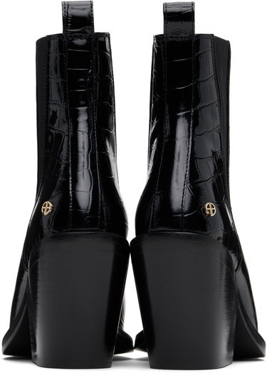 Tennarit ja kengät Anine Bing Bekah Black Leather Chelsea Boots Musta | A-14-10194-010, 1