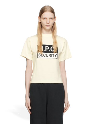 T-paita HERON PRESTON 'H.P.C. Security' T-Shirt Valkoinen | HWAA032F23JER0060410