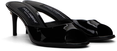 Tennarit ja kengät Dolce & Gabbana Patent Leather Mules Musta | CR1757 A1471, 3