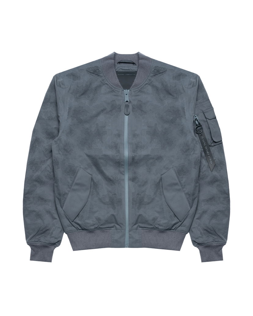 Bomber-takki Alpha Industries Alpha Industries Laser Cut Bomber Jacket Harmaa | 756121-747