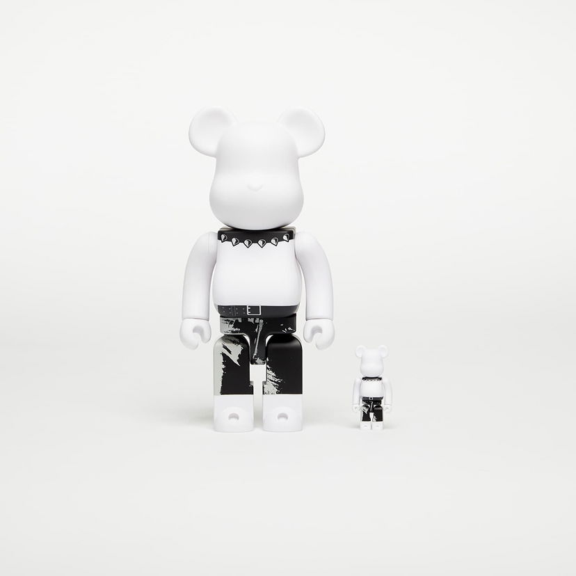 Keräilykelpoinen Medicom Toy BE@RBRICK The Rolling Stones Sticky Fingers Design Ver. 100% & 400% Set Valkoinen | MT_0048