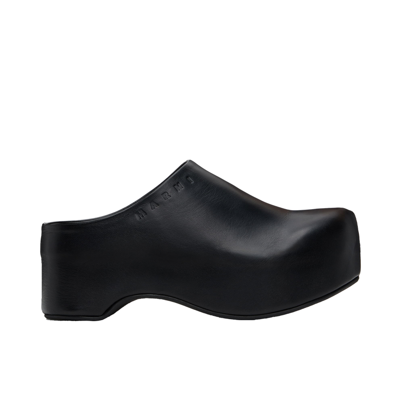 Tennarit ja kengät Marni Chunky Sabot Clog Loafers Musta | SBMS009704 P3628