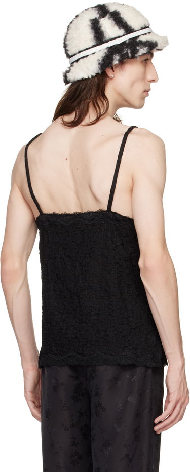 Tankkitoppi Anna Sui Floral Lace Tank Top Musta | M1023J21, 2