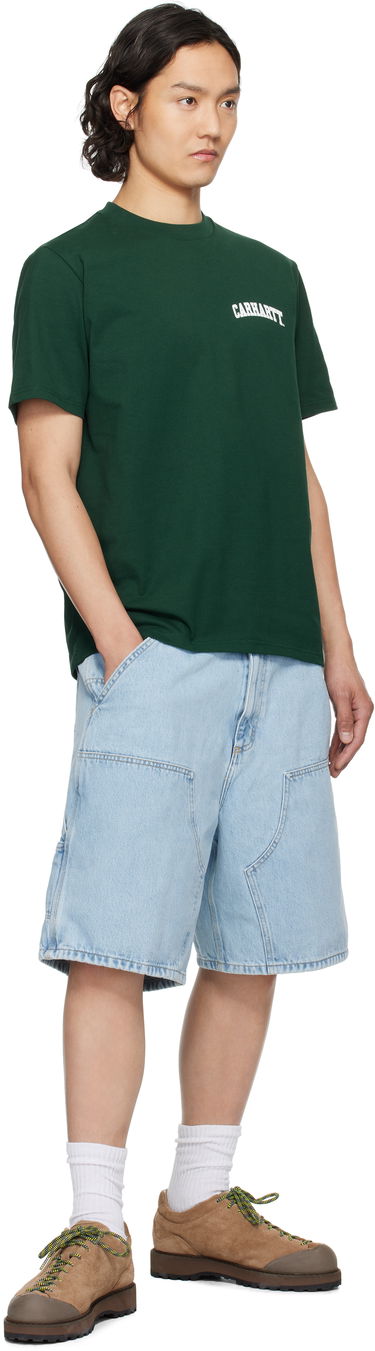 T-paita Carhartt WIP Short Sleeve University Script T-Shirt Vihreä | I034852, 3