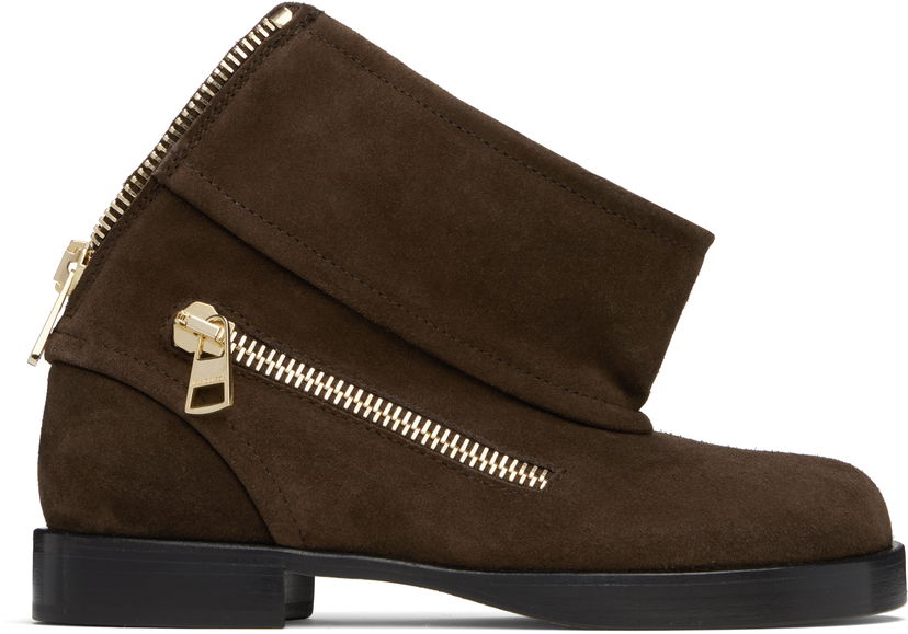 Vaatteet JW Anderson JW Anderson Suede Biker Boots Ruskea | BT0102-LA0240