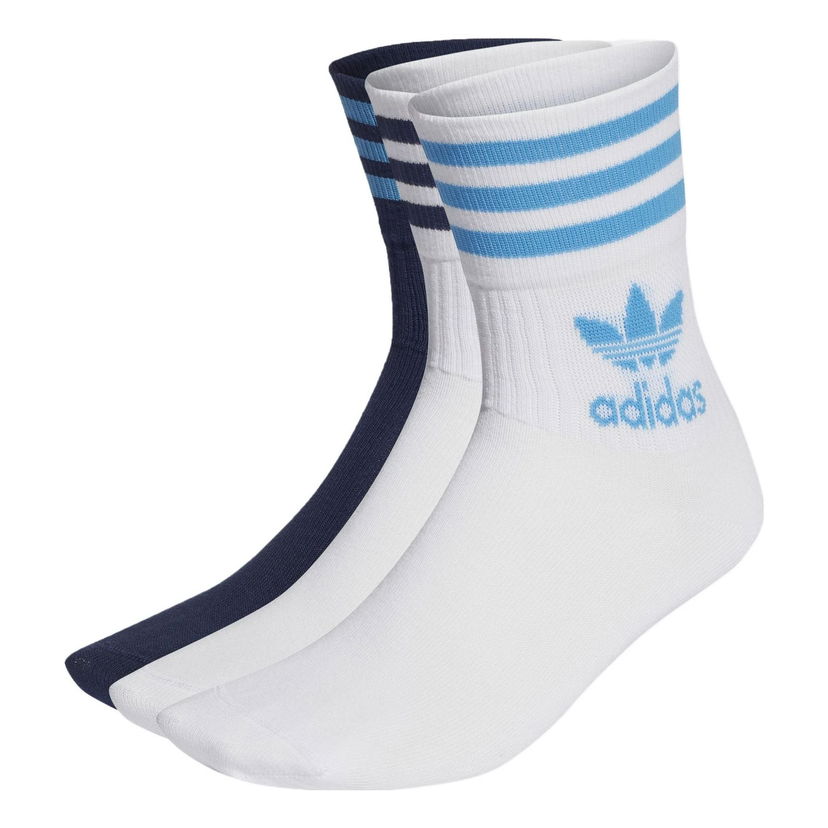 Sukat adidas Originals Originals Stripe Logo Socks (3 Pairs) Sininen | HN6870