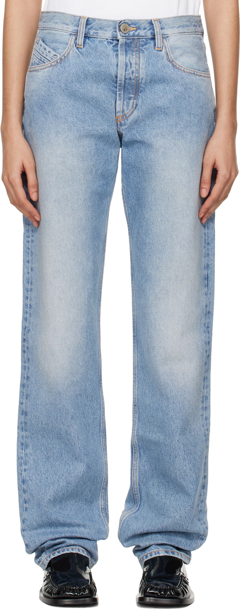 Jeans The Attico The Attico Long Jeans Sininen | 250WCP00073 DDD085SS