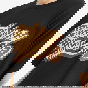T-paita BAPE Bathing Ape Script Logo T-Shirt, Size Large Musta | 001TEL301055M-BBN, 5