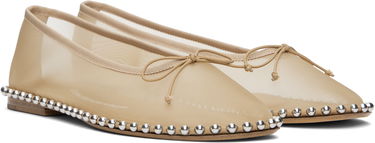 Vaatteet Alexander Wang Alexander Wang Lina Ballchain Ballerina Flats Beige | 30125F046, 3