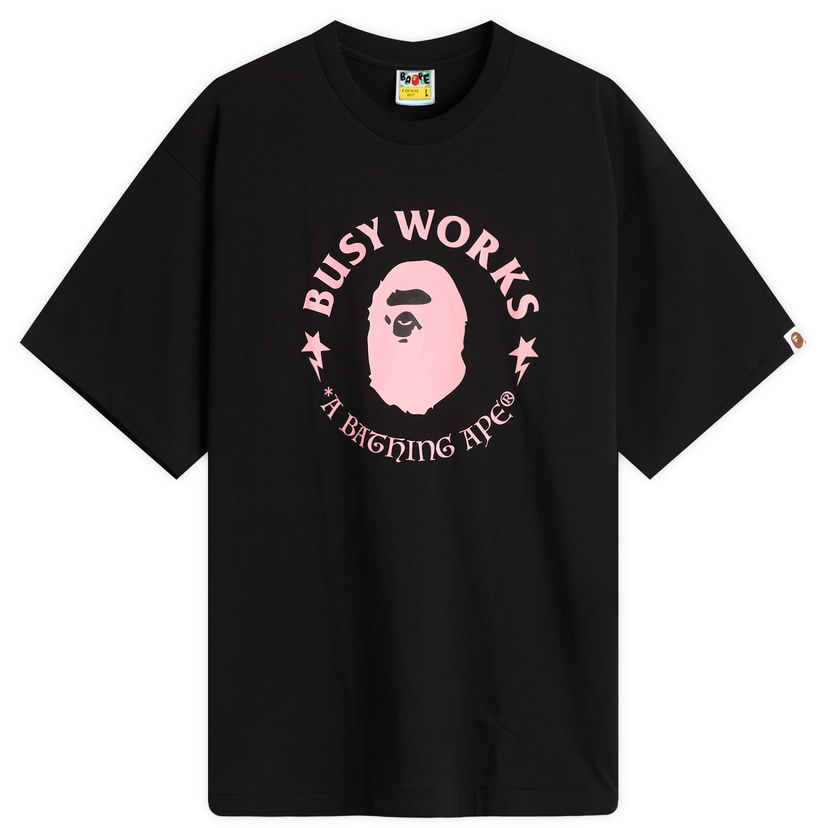 T-paita BAPE Busy Works T-Shirt Musta | 001TEL801331M-BLK