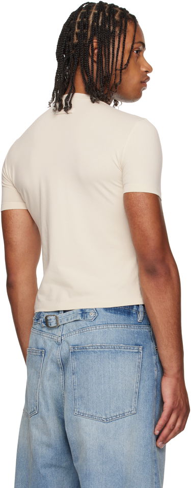 T-paita Jean Paul Gaultier Jean Paul Gaultier Printed T-Shirt Beige | 25/03-W-TO294-J002-691501, 2