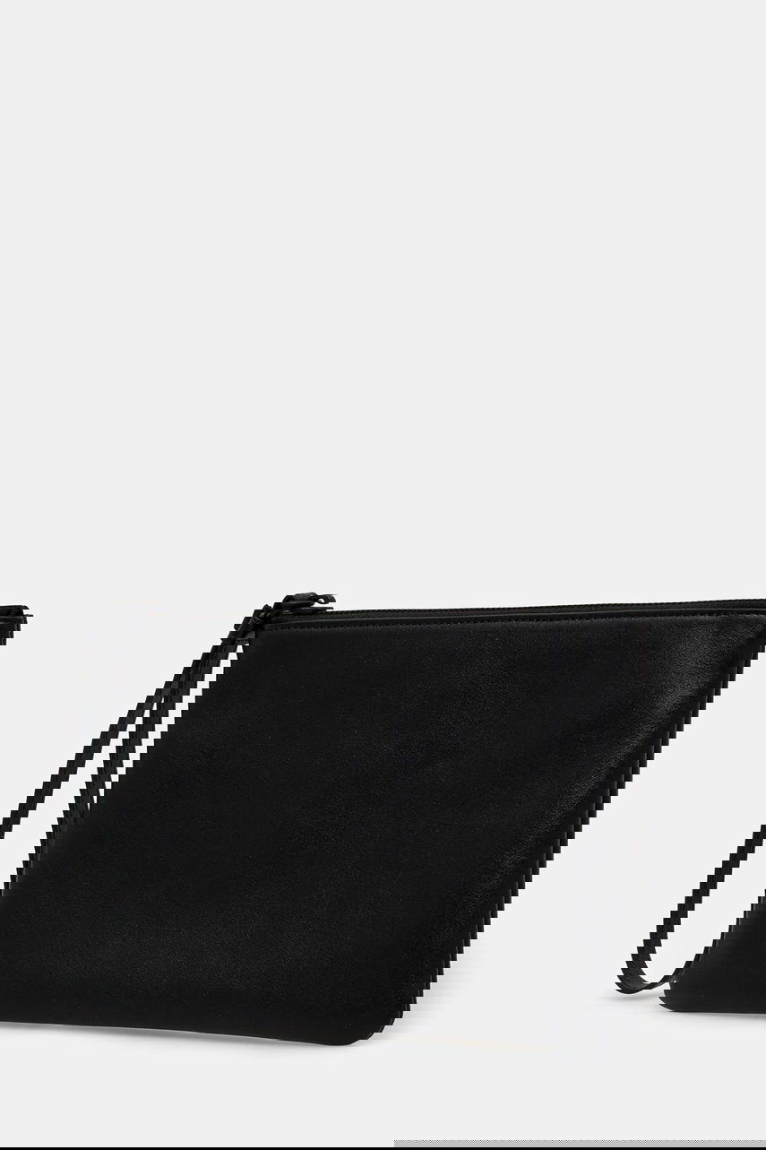 Käsilaukku Common Projects Small Flat Leather Pouch Musta | 9187.7547, 1
