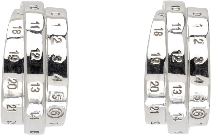 Korvakorut Maison Margiela MM6 Maison Margiela Numeric Cuff Earrings Metallinen | SM6VG0097 P6627