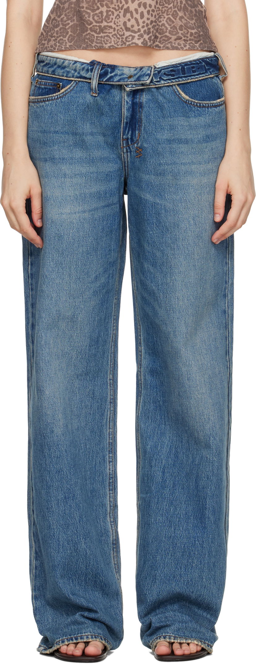 Jeans Ksubi Low Rider Flip Jeans Sininen | WPF25DJ014