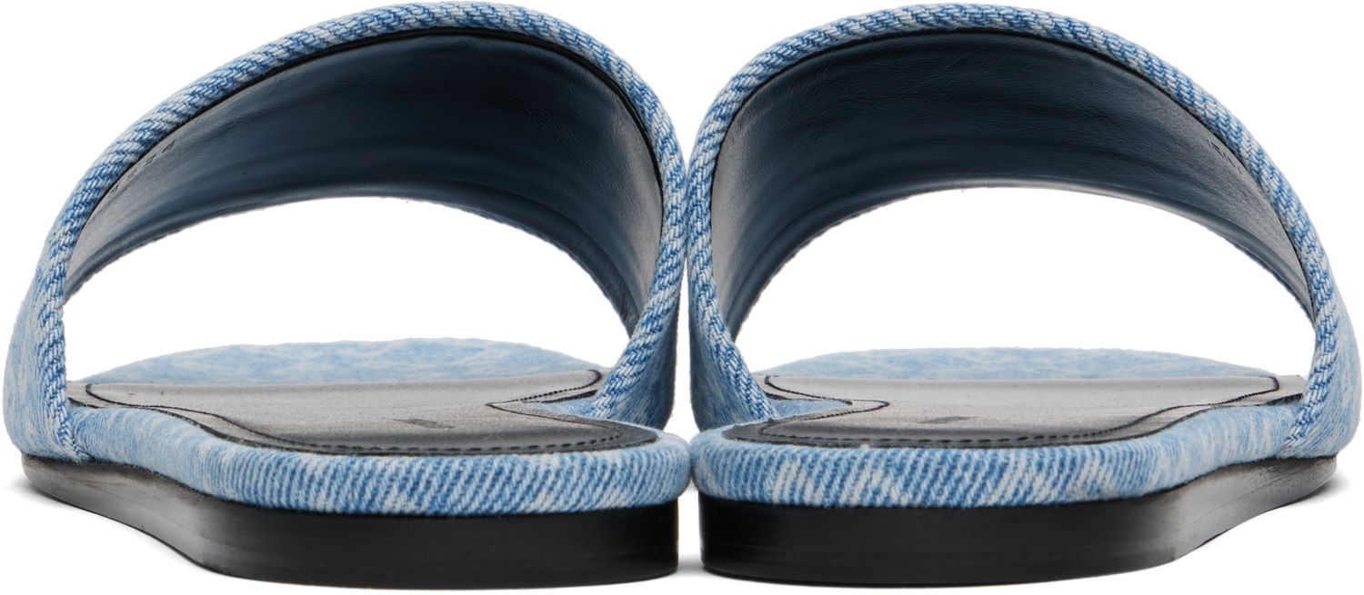 Asusteet Givenchy Givenchy 4G Denim Slides Sininen | BE306FE2BN420, 1