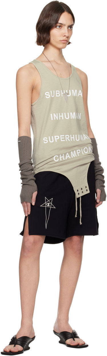Tankkitoppi Rick Owens Rick Owens Champion Edition Basketball Tank Top Vihreä | CW01E1678 CHJG, 3