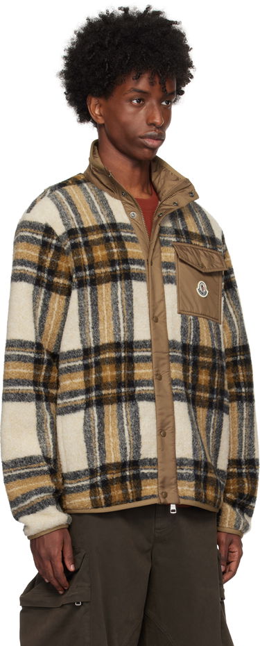 Takki Moncler Moncler Plaid Fleece Jacket Monivärinen | J20918G0005589AQU, 1