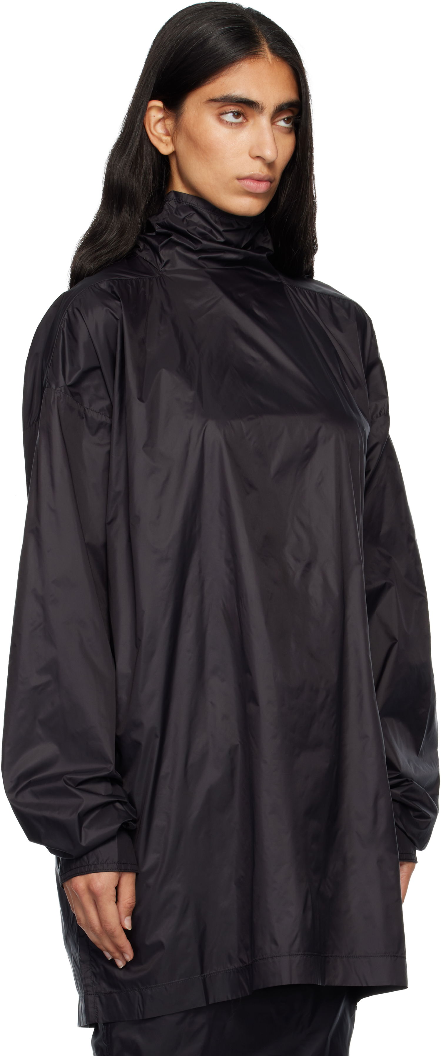 Tuulitakki Rick Owens Rick Owens DRKSHDW Concordians Jumbo Turtleneck Musta | DS02E7505 NP, 1